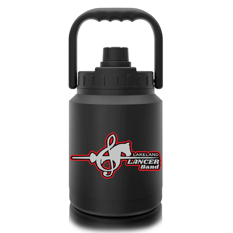 Lakeland Robotics Black Polar Fleece Vest - 3012 w/ Embroidered Design on Front Left Chest
