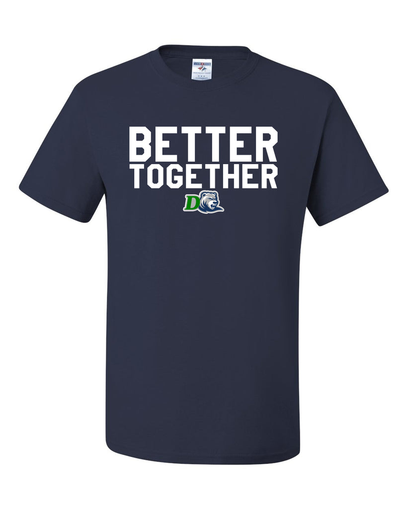 Drew Volleyball JERZEES - Dri-Power® 50/50 T-Shirt - 29MR w/ Better Together Design on Front.
