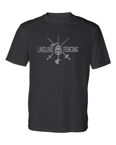 Lakeland Robotics Black Polar Fleece Vest - 3012 w/ Embroidered Design on Front Left Chest