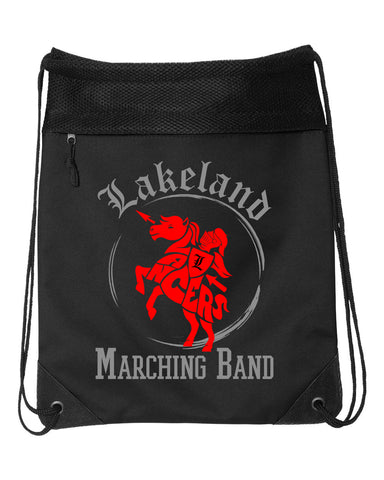 Lakeland Marching Band Black Short Sleeve Tee w/ LanceNote Design on Front