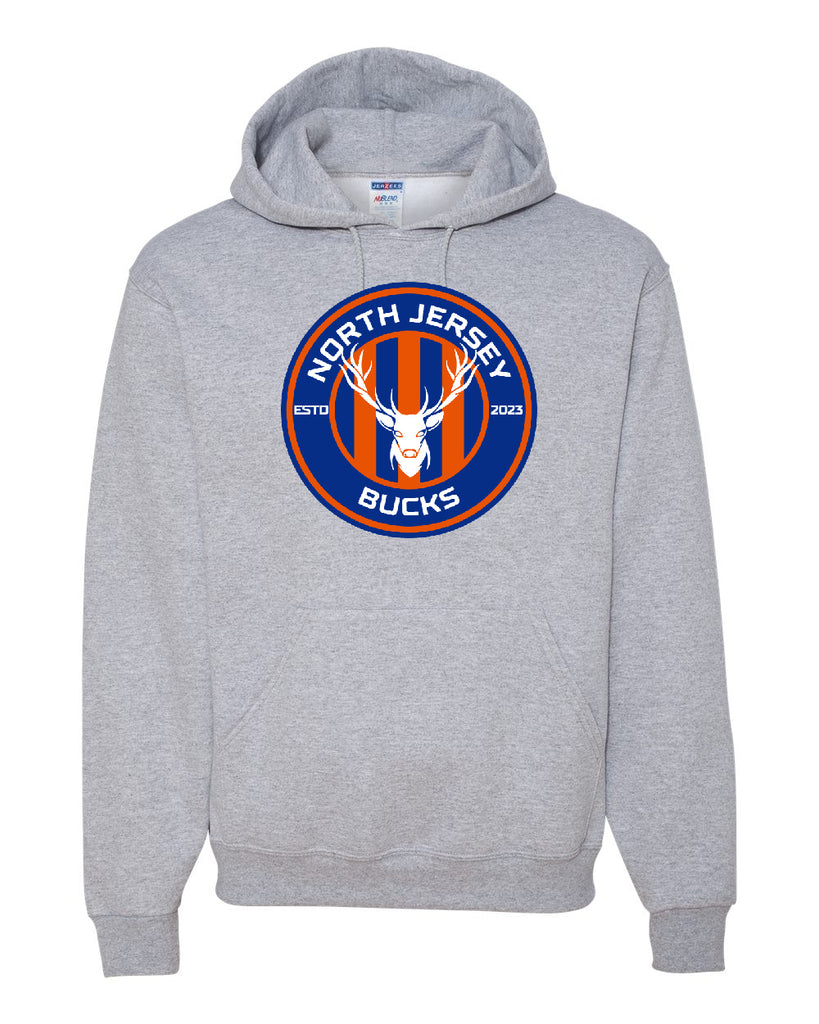 NJ Bucks JERZEES - NuBlend® Hooded Sweatshirt - 996MR w/ NJB Circle Logo on Front
