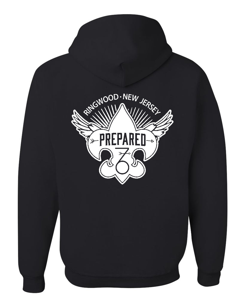 Troop 76 JERZEES - NuBlend® Hooded Sweatshirt - 996MR w/ Troop 76 Nobe Design on Front & Back