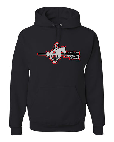 Lakeland Robotics Black Polar Fleece Vest - 3012 w/ Embroidered Design on Front Left Chest