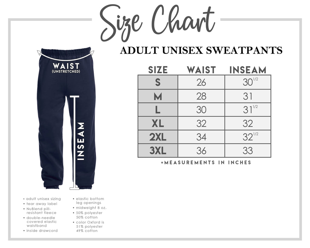 bloomingdale pta red jerzees - nublend® sweatpants - 973br w/ bloomingdale down leg..