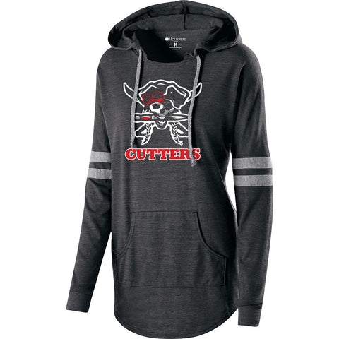 FLFA Black Sportsman - Solid 12" Cuffed Beanie - SP12 w/  Cutters Text Embroidered on Front