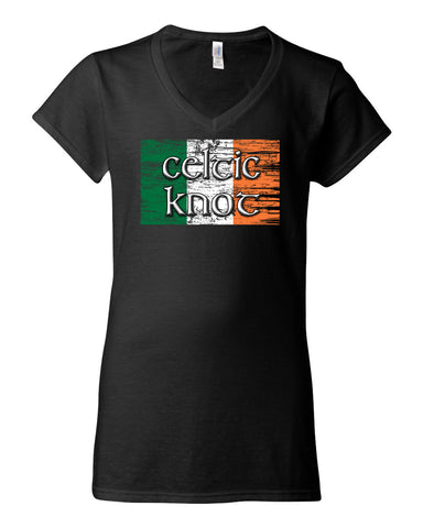 Celtic Knot Forest Green JERZEES - NuBlend® Hooded Sweatshirt - 996MR w/ Full Color Flag Design on Front