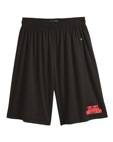 FLFA Black Sportsman - Solid 12" Cuffed Beanie - SP12 w/  Cutters Text Embroidered on Front