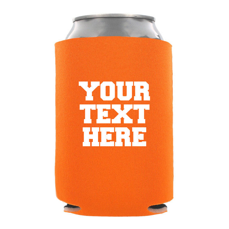 premium foam can cooler-sd-blank-tcc-115b orange