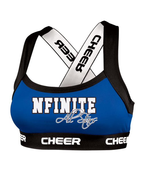 NFINITE OC Chasse Royal Blue C-Prime 2.0 Sports Bra w/ NFINITE All Sta –  StickerDad & ShirtMama