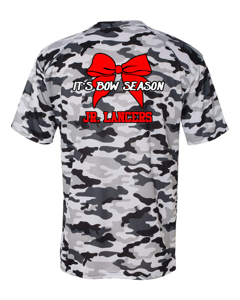 Jr Lancers Competition Cheer Code Five - Camo Tee - 3907 w/ Jr. Lancer –  StickerDad & ShirtMama