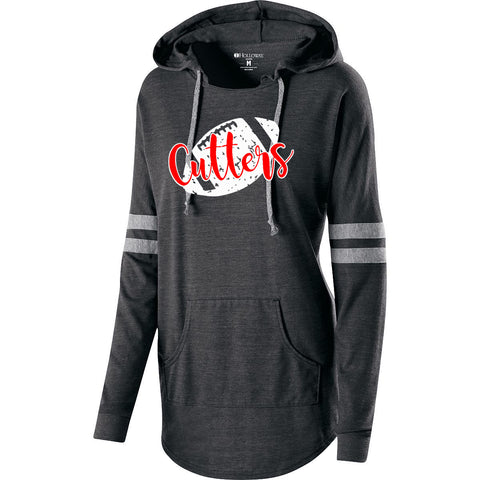 FLFA Black Sportsman - Solid 12" Cuffed Beanie - SP12 w/  Cutters Text Embroidered on Front