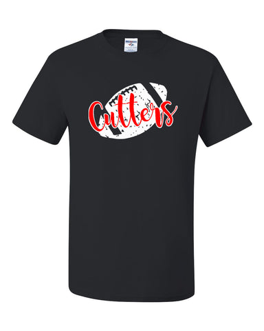 FLFA Black Sportsman - Solid 12" Cuffed Beanie - SP12 w/  Cutters Text Embroidered on Front