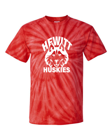 Hewitt Huskies Red JA Cosmic Fleece Hooded Sweatshirt - 8613 w/ Logo Design 1 on Front