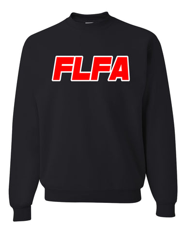 FLFA Black JERZEES - Dri-Power® 50/50 T-Shirt - 29MR w/ Cutters CHEER/FOOTBALL Pirate on Front