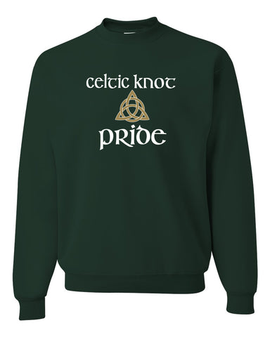 Celtic Knot Black JERZEES - NuBlend® Hooded Sweatshirt - 996MR w/ Full Color 323 Design on Front