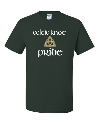 Celtic Knot Charcoal JERZEES - NuBlend® Hooded Sweatshirt - 996MR w/ Full Color 323 Design on Front