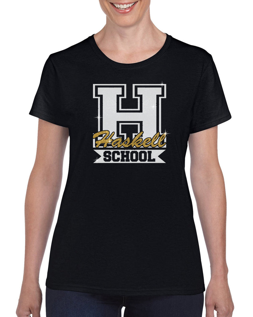 HASKELL School Heavy Cotton Black Short Sleeve Tee w/ HASKELL School