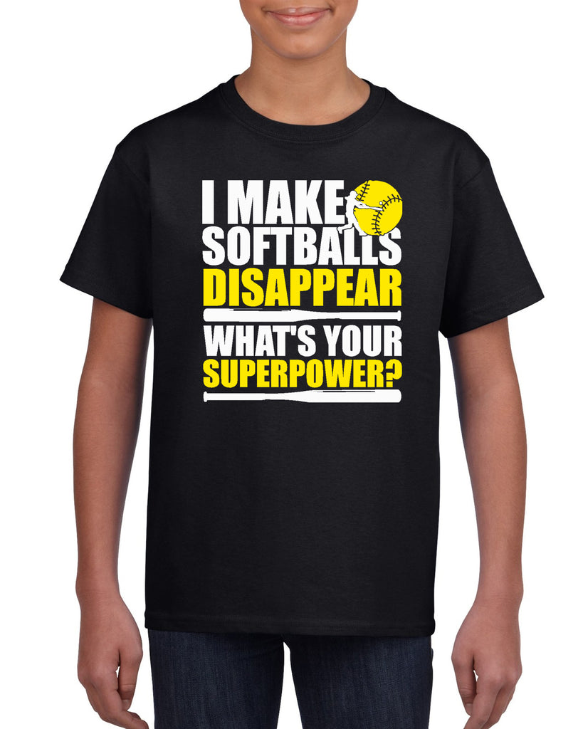 I Make Softballs Disappear Graphic Transfer Design Shirt