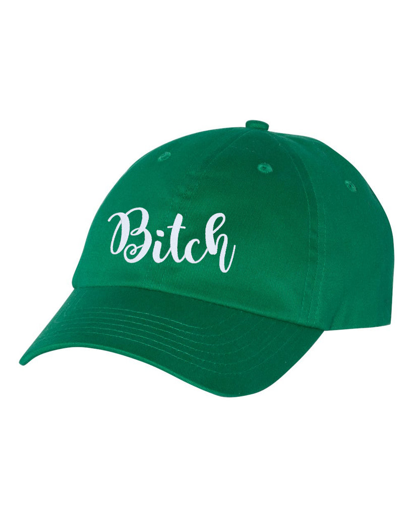 bitch unstructured baseball style cap