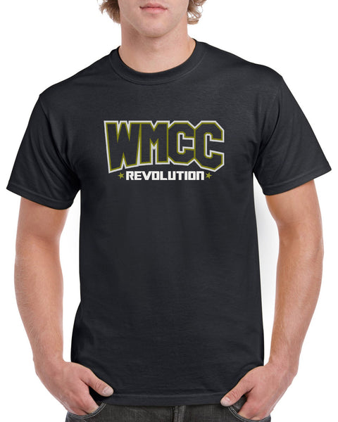 WMCC Cheer Mom Ombre Silver/Gold Spangle Bling Design Shirt