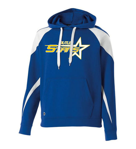 Butler Stars Gray Attain Wicking Set-In Sleeve Tee w/ Large Front 2 Color Design