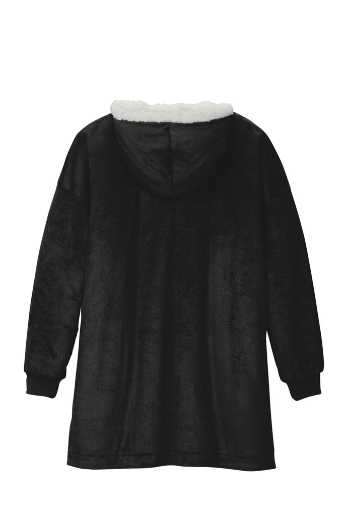 flfa black port authority® mountain lodge wearable blanket w/ flfa cutters embroidered on left chest