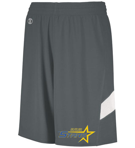 Butler Stars Gray Attain Wicking Set-In Sleeve Tee w/ Large Front 2 Color Design
