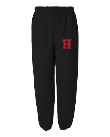 Heights Sport Gray Short Sleeve Tee w/ Heights Pride Design in Red on Front.