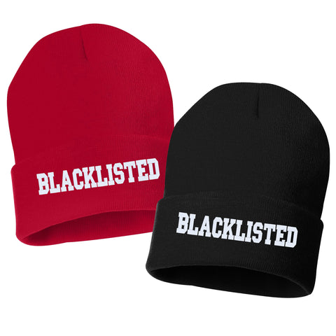 FCK IT Embroidered Cuffed Beanie Hat