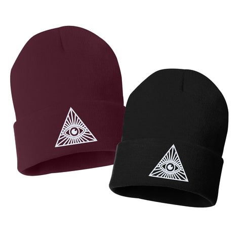 FCK IT Embroidered Cuffed Beanie Hat