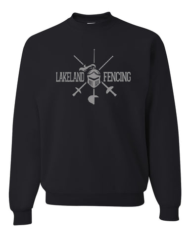 Lakeland Robotics Black Polar Fleece Vest - 3012 w/ Embroidered Design on Front Left Chest