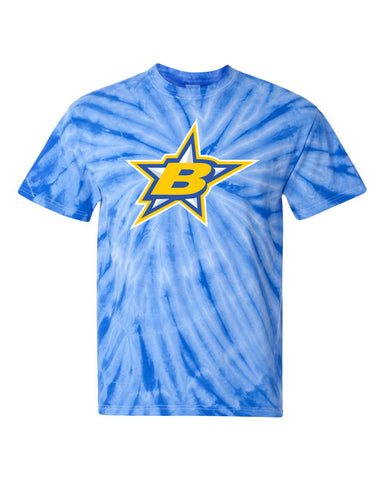 Butler Stars Gray Attain Wicking Set-In Sleeve Tee w/ Large Front 2 Color Design