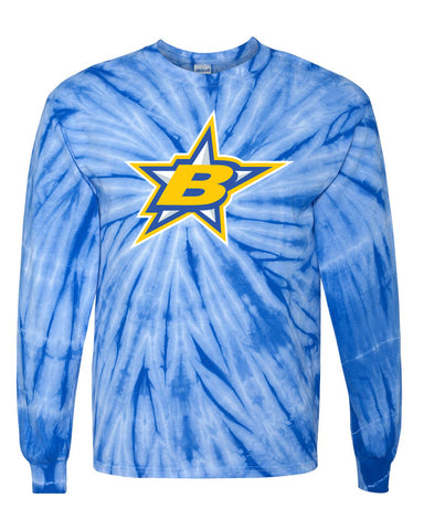 Butler Stars Gray Attain Wicking Set-In Sleeve Tee w/ Large Front 2 Color Design