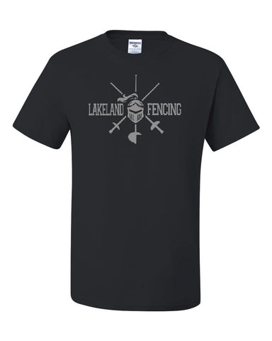 Lakeland Robotics Black Polar Fleece Vest - 3012 w/ Embroidered Design on Front Left Chest