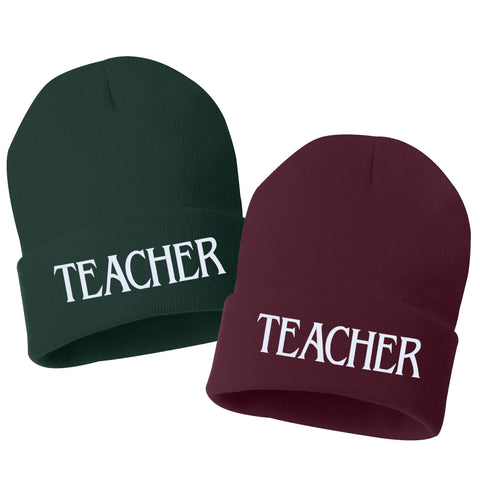 FCK IT Embroidered Cuffed Beanie Hat