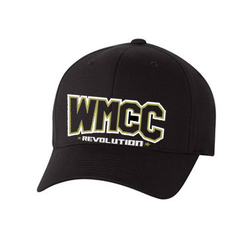 WMCC Black Ladies Sweat Pants w/ Gold & White Glitter Print Logo