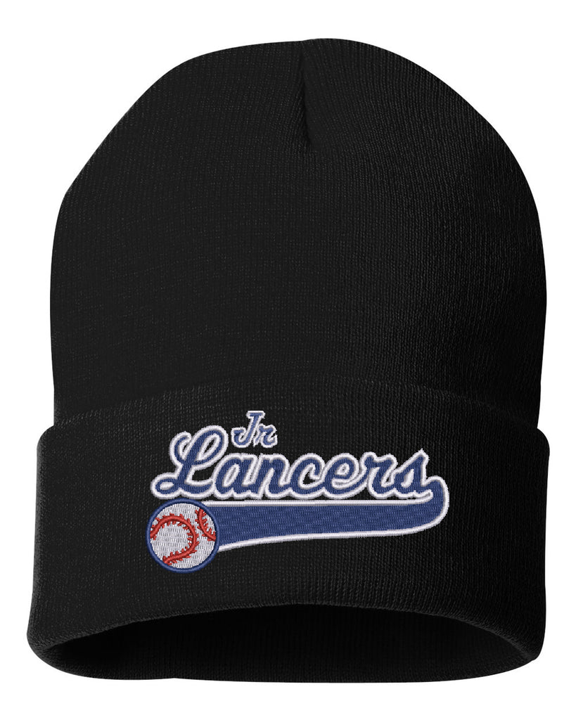 Jr. Lancers Baseball Sportsman - Solid 12" Cuffed Beanie - SP12 W/ Embroidered JRL Logo