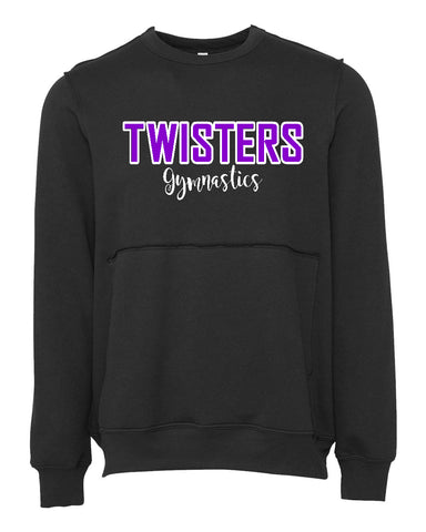 Twisters Black Port Authority® Ladies Microfleece Jacket L223 w/ 2 Color EMBROIDERED F5 Design on Front Left Chest