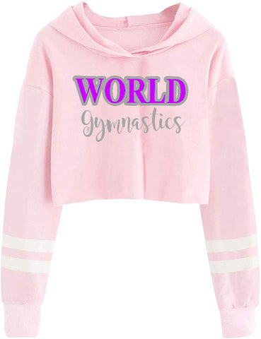 World Gymnastics Ash JA-Women’s Relay Crewneck Sweatshirt - 8652 w/ 2 Color V1 Logo Design on Front