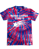 Peter Cooper Red White & Blue Union Jack CD-100 Tie-Dyed T-Shirt - LOGO 1