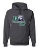 Drew Volleyball JERZEES - NuBlend® Hooded Sweatshirt - 996MR w/ Drew Volleyball DAD Design on Front.