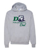 Drew Volleyball JERZEES - NuBlend® Hooded Sweatshirt - 996MR w/ Drew Volleyball DAD Design on Front.