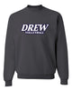 Drew Volleyball JERZEES - NuBlend® Crewneck Sweatshirt - 562MR w/ White & Navy V1 Design on Front.