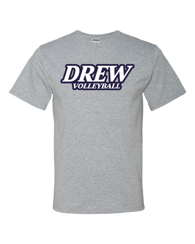 Drew Volleyball JERZEES - NuBlend® Hooded Sweatshirt - 996MR w/ Drew Volleyball DAD Design on Front.