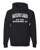 Skyline Lakes JERZEES - NuBlend® Hooded Sweatshirt - 996MR w/ Established Design on Front.