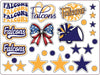 Jefferson Cheer -  Sticker Sheet - Multiple Designs