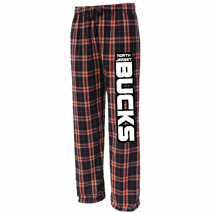 NJ Bucks PS Flannel Pants w/ NJ Bucks Down Left Leg