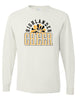 West Milford Cheerleading - White Long Sleeve Tee w/ Highlander Cheer 429 Design on Front.