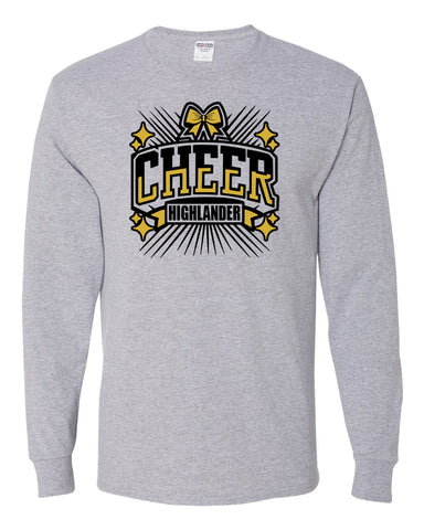 West Milford Cheerleading - Black Crew w/ WM Cheer Deer Design on Front.