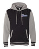 Jr. Lancers Baseball Heavyweight Varsity Full-Zip Hooded Sweatshirt - IND45UVZ w/ JRL Logo Embroidered on Left Chest